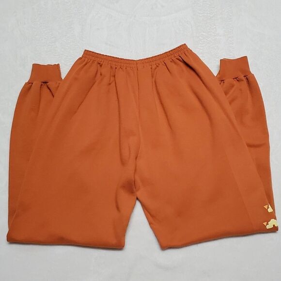 RARE Vintage 1980s Tennessee River Orange Adobe High Rise Joggers Sweatpants XL - Picture 9 of 12